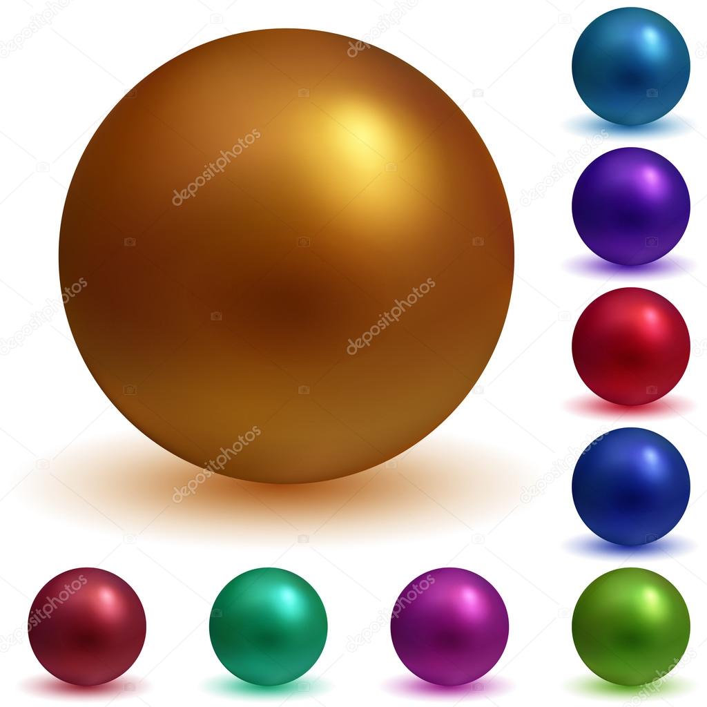 Multicolored spheres