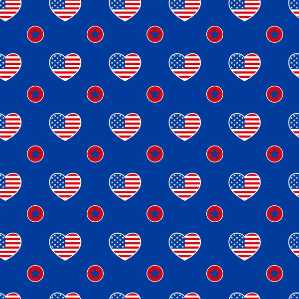미국 원활한 패턴 — 스톡 벡터
