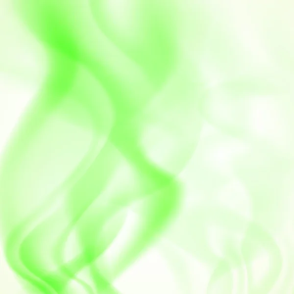 緑の煙の抽象的な背景 — ストックベクタ