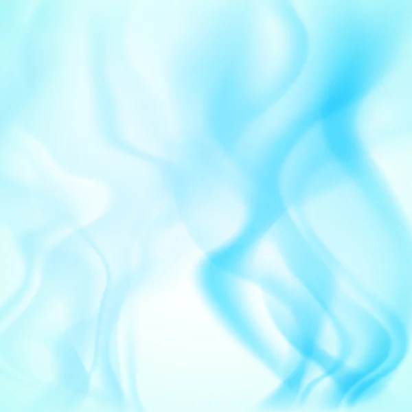 Fond abstrait de fumée bleu clair — Image vectorielle