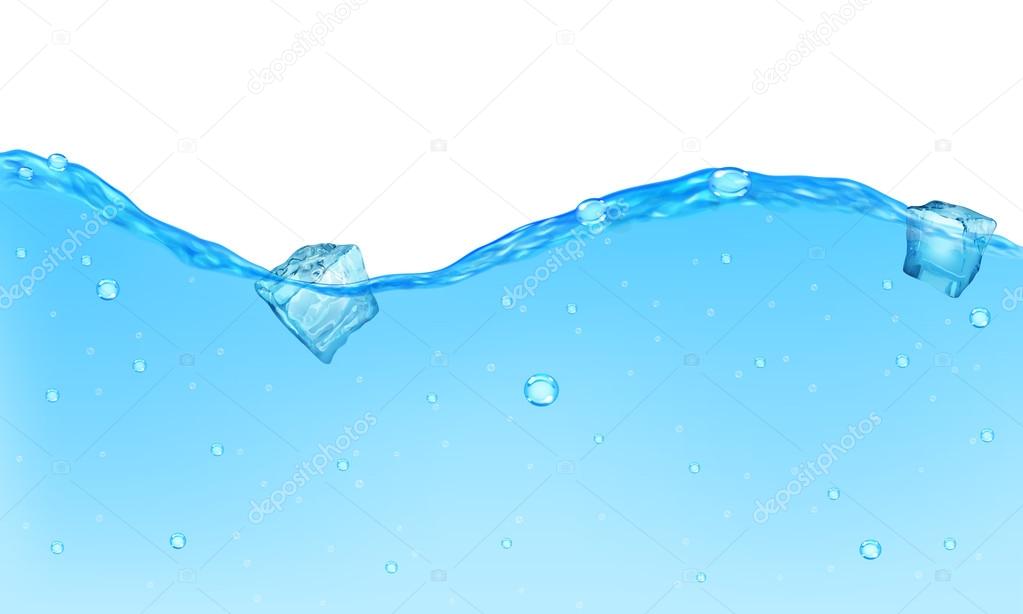Opaque water background