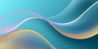 Pürüzsüz, dalgalı kıvrımlar, turkuaz arka planda yanardöner parıltı, eğimli renkler dalgalı desenlerde karışıyor..