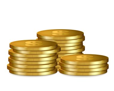 altın sikke yığını