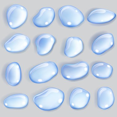 Opak ışık mavi damla