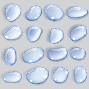 Opak ışık mavi damla