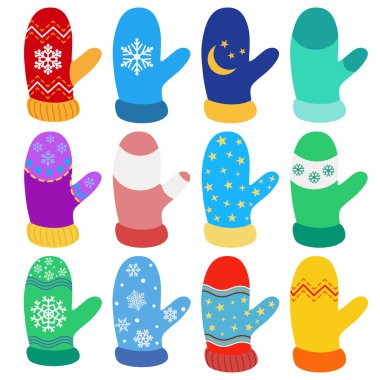 set van Kerstmis wanten