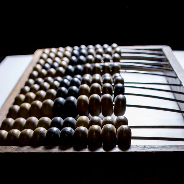 Old wooden abacus — Stock Photo, Image