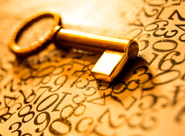 Papel-chave antigo — Fotografia de Stock