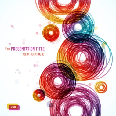 Geometrik elementlerle arka plan.