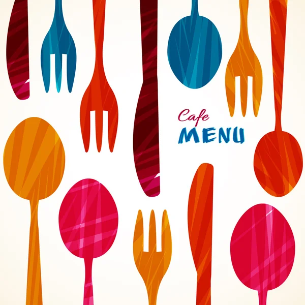 Café menu — Stockvector