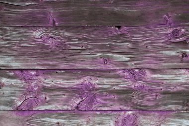 Wooden Background Or Texture With Light Purple Color, Copy Space