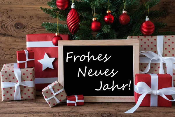 Színes karácsonyfa, Neues Jahr azt jelenti, újév — Stock Fotó