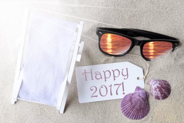 Sunny Flat Lay Yaz Etiketi Happy 2017