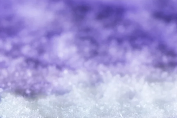 Fundo de Natal roxo com neve — Fotografia de Stock