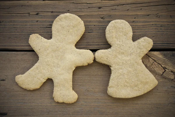 Casal de pão de gengibre — Fotografia de Stock