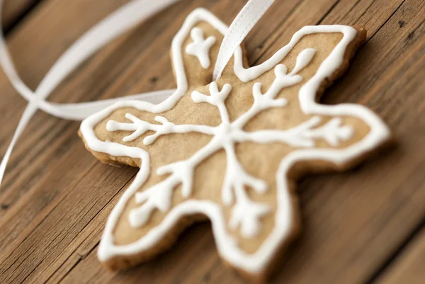 Pão de gengibre Star Macro — Fotografia de Stock