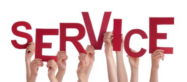 Pek çok kırmızı Word hizmet tutan elleriyle