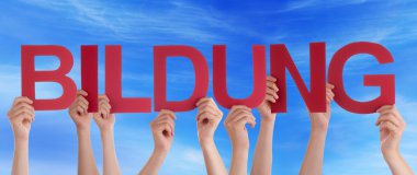 İnsanlar düz Bildung anlamına gelir eğitim gökyüzü tutun