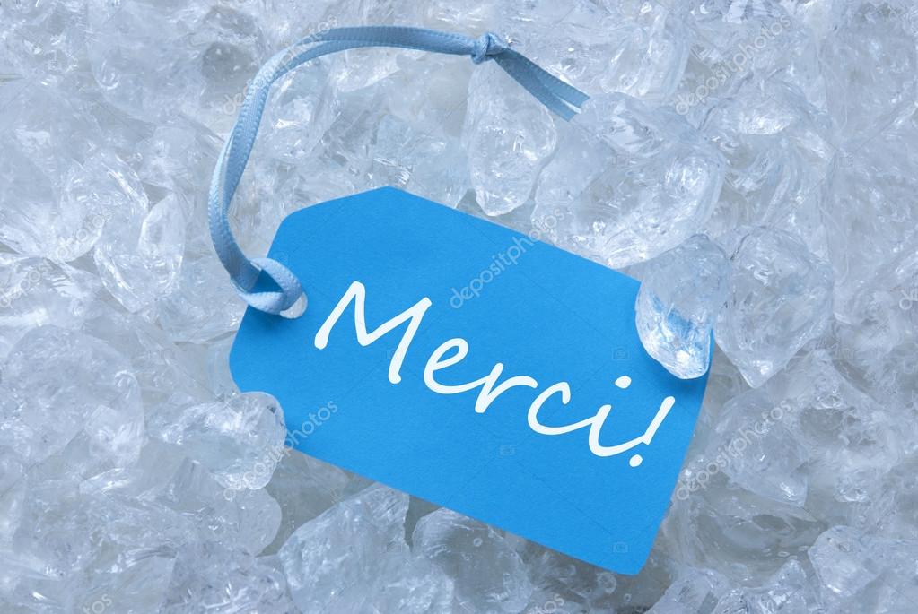 Popisek Na Lede S Prostredky Merci Dekuji Vam Stock Fotografie C Nelosa Popisek Na Lede S Prostredky Merci Dekuji Vam Stock Fotografie C Nelosa