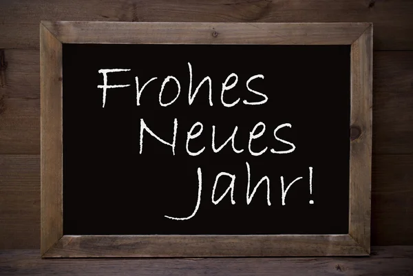 Kreidetafel mit Frohsinn Neues Jahr bedeutet frohes neues Jahr — Stockfoto