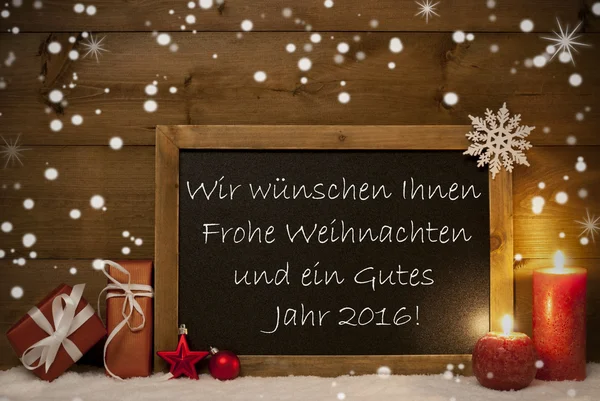 Board, Snowflake, Weihnachten, Jahr 2016 Mean Christmas New Year — ストック写真