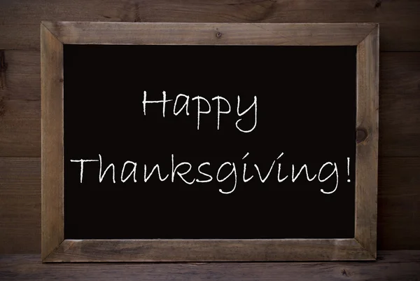 Chalkboard With Happy Thanksgiving — 스톡 사진