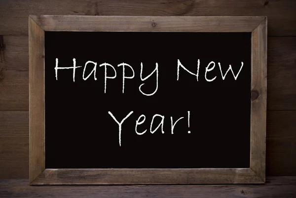 Chalkboard With Happy New Year — Stock Photo, Image