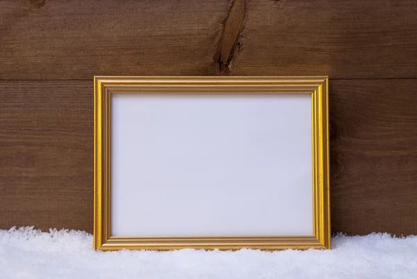Frame With Copy Space On Snow — Stock fotografie