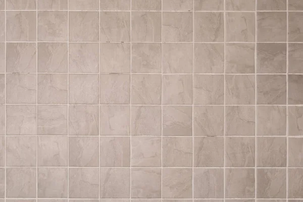Крупним Планом Сіра Керамічна Плитка Білим Наповненням Текстури Стіни Ванної — стокове фото