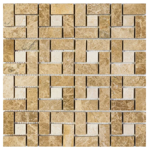 Sem Costura Colorido Branco Marrom Cinza Mosaico Textura Telha Parede — Fotografia de Stock