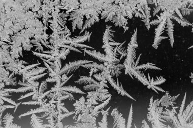 Penceredeki buz deseni, dokusu