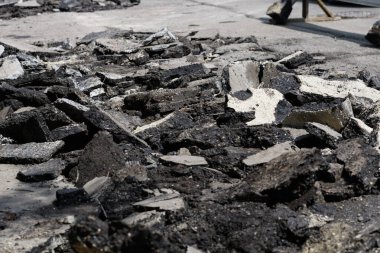 bozuk asfalt arka plan doku. portre.