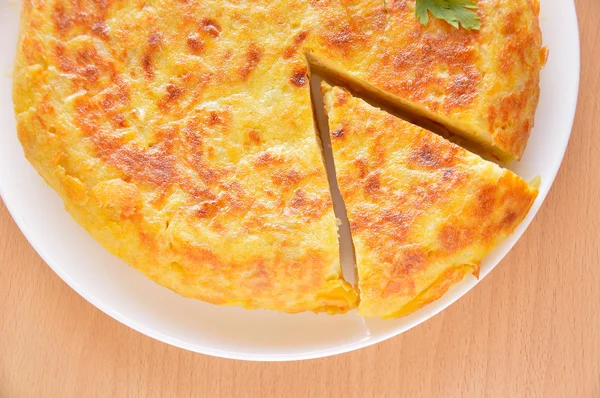 Ízletes spanyol omlett — Stock Fotó