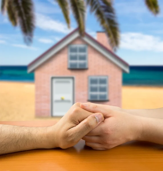 Romance en la playa —  Fotos de Stock