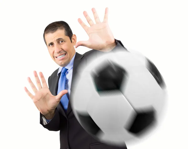 Cuidado con la pelota. — Foto de Stock