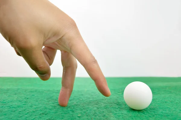 Hand voetballer — Stockfoto