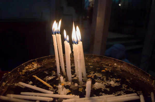 Svíčky v Jeruzalémě — Stock fotografie