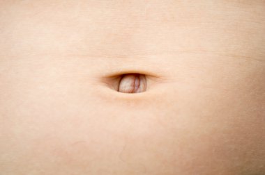 Close up stomach of child  clipart