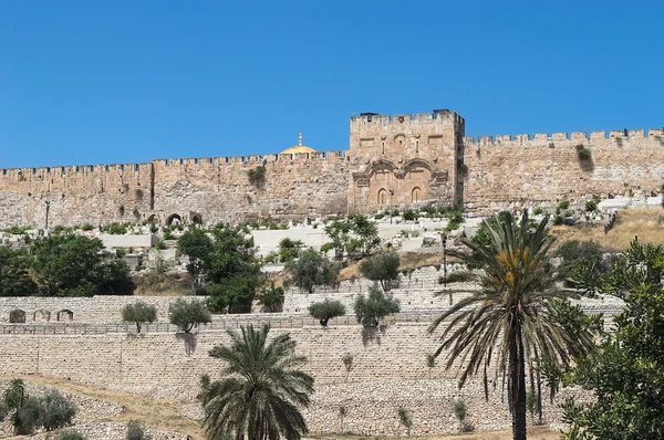 Golden gates of Jerusalem — Stock Photo, Image