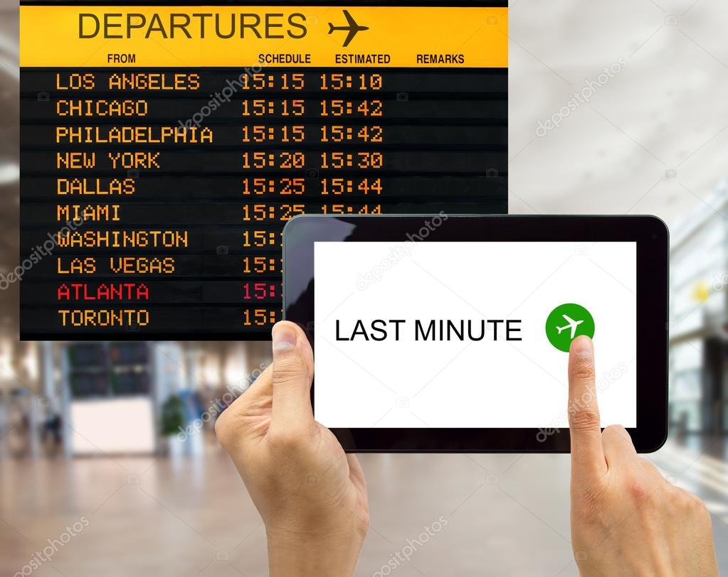 Search for last minute deals in usa airport