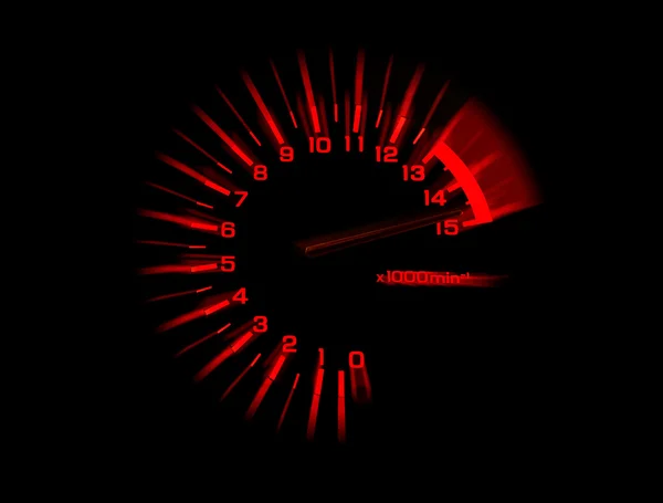 Automobile varvräknare hastighetsmätare — Stockfoto