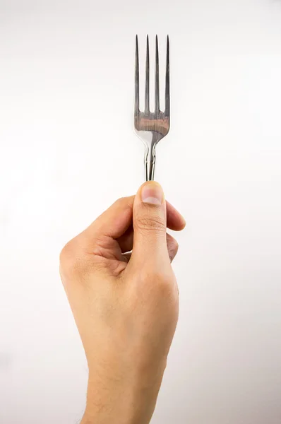 Using my fork — Stock Photo, Image