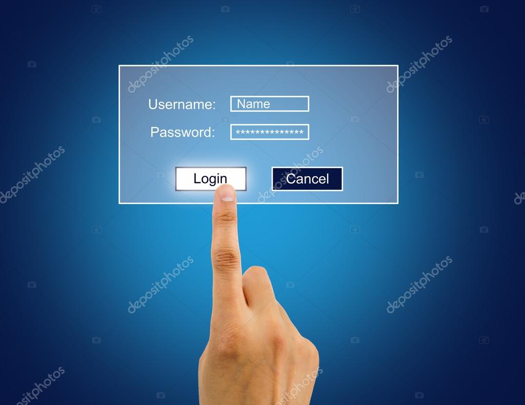 Entrar en la clave para acceder al escritorio del usuario — Foto de ...