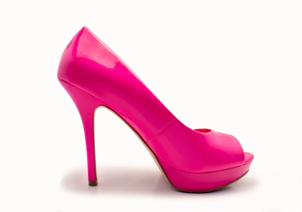 Рожевий каблук взуття — стокове фото