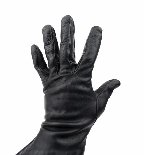Dieb mit schwarzem Handschuh — Stockfoto