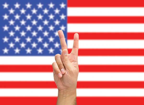 Victory in USA — Stock Photo, Image