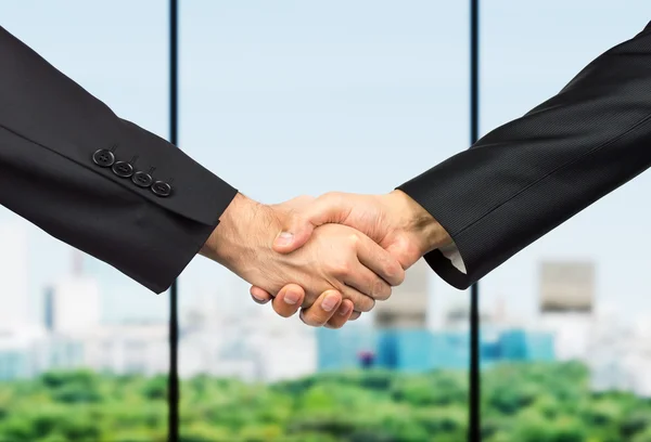 Handshake in meeting business — Stock Photo, Image