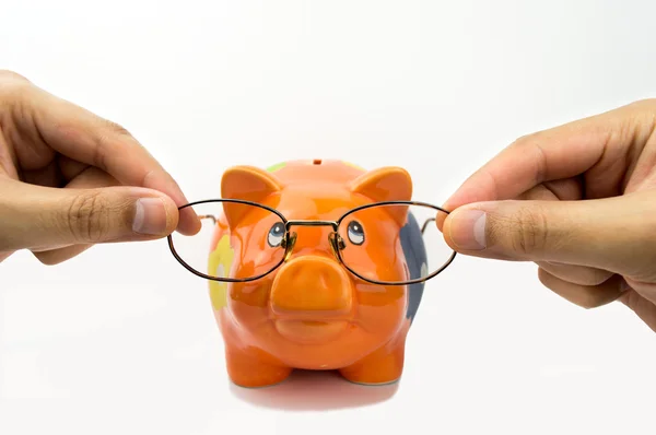 The saving of the glasses — Stock Photo, Image