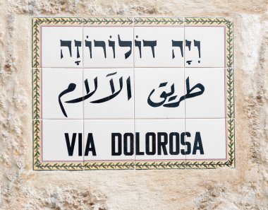 VIA Dolorosa imzalamak