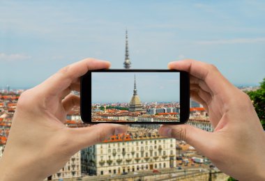 Turin'da fotoğraf çekme
